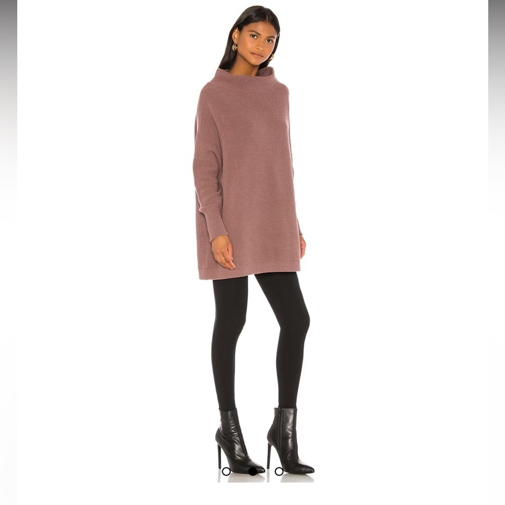 Free people Ottoman Slouchy Tunic Sweater Dress in Nutmeg